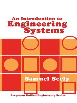 cover image of An Introduction to Engineering Systems